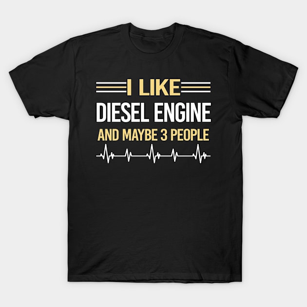 3 People Diesel Engine T-Shirt by relativeshrimp